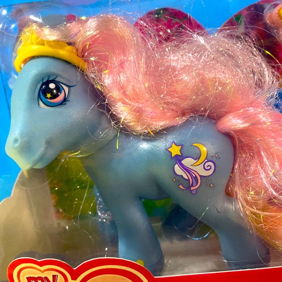 MY LITTLE PONY G3 2004 NWT DREAM BLUE PONY WITH SUPER-LONG HAIR & ACCESSORIES - Picture 6 of 12